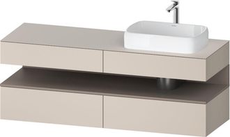 Duravit Qatego Consola Mueble Bajo Lavabo, 2 Extensiones, 2 - Duravit