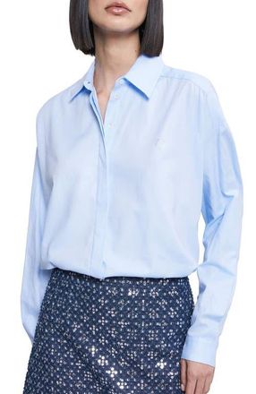 ottod'Ame Cotton Shirt in Blue at Nordstrom, Size 46 It