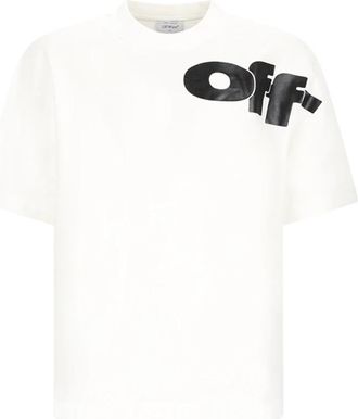 Off-white Logo Skate T-Shirt - Heren - T-shirts - Wit - M - Tops