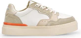 Ambitious Schoenen, Dames, Beige, 39 EU, Leer, Lisa Low-Top