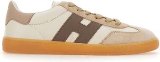 Hogan Sneakers, female, Beige, Size: 10 US Cool Allacciato H