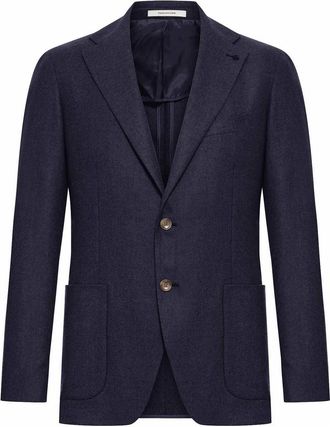 Tagliatore Single-Breasted Tailored Wool Jacket