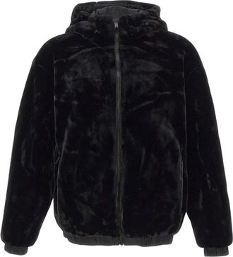 Moose Knuckles Faux Fur & Shearling Jassen - Heren - Jassen - Zwart - M - Jassen