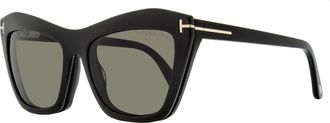 Tom Ford TF5971-B Magnetic Clip-On Cat-Eye Eyeglasses - Black