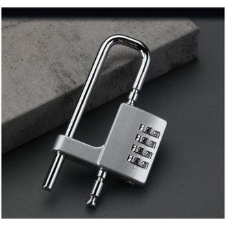 OEM Candado De Combinaci&oacute;n De 4 D&iacute;gitos, Candado De Combinaci&oacute;n De Arco Largo Con Arco Ajustable, Candado Para Armarios Escolares, Gimnasios Y Taquillas D
