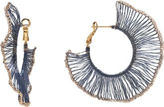 Eye Candy Los Angeles Nikolina Statement Hoop Earrings in Gold at Nordstrom Rack