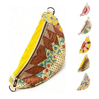 Generic Vintage-Inspired Patchwork Quilted Sling Bag,Womens Patchwork Quilted Crossbody Bag, with Adjustable Strap (Style-d)