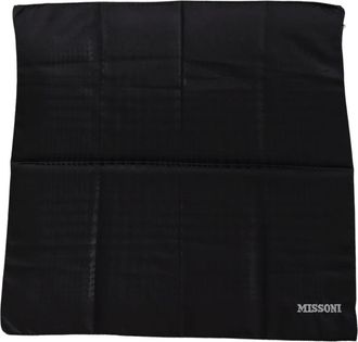 Missoni Gebreide wollen nekwrap sjaal - unisex - Wintersjaals - Zwart - ONE Size - Wol - Accessoires