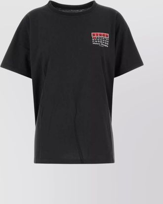 Maison Margiela cotton oversized short-sleeve printed t-shirt