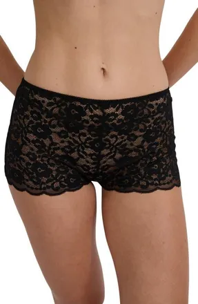 Kat The Label Annie Lace Boyshorts in Black at Nordstrom, Size X-Small