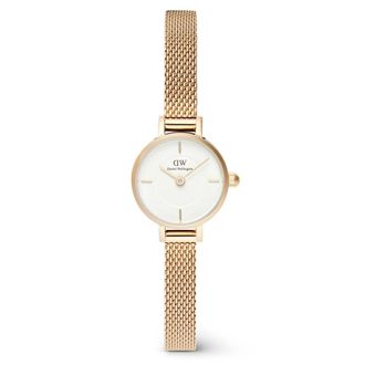 Daniel Wellington Elegante Gouden Dameshorloge - Dames - Horloges - Wit - ONE Size - Accessoires