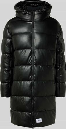 Khujo Steppjacke in &Uuml;berl&auml;nge Modell EMMET in Black, Gr&ouml;&szlig;e XL
