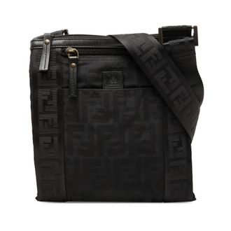 Fendi Pre-owned Fendi Zucca Canvas Crossbody Unisex EQS11877M1G9H8YN