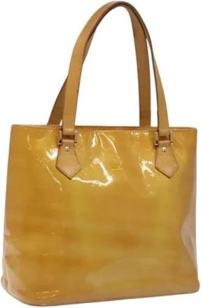 Louis Vuitton Tweedehands leren Louis Vuitton tassen - Dames - Vintage Shopper - Beige - ONE Size - Leer - Vintage