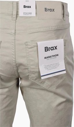 Brax Mens BRAX CADIZ COTTON JEANS STONE - Cream - Size: 42/32