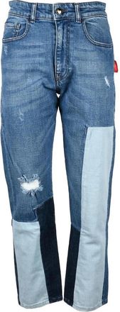 Semicouture Jeans - Dames - Slim Fit Jeans - Blauw - W28 - Katoen - Jeans