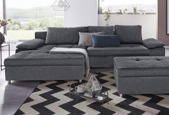Sit&more Ecksofa »Labene L-Form« wahlweise mit Bettfunktion und Bettkasten, auch als XXL-Variante