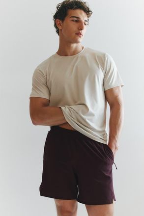 H&M Sports Shorts With Drymove in Dark Plum at Nordstrom, Size X-Large