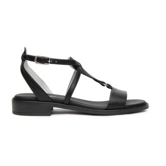 Nero Giardini Flat Sandals, female, Black, Size: 10 US E615895D Sandals
