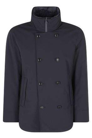 Duno Blue Picot Polyamide Padded Jacket