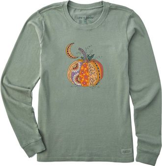 Life is good Long Sleeve Crusher T-Shirt