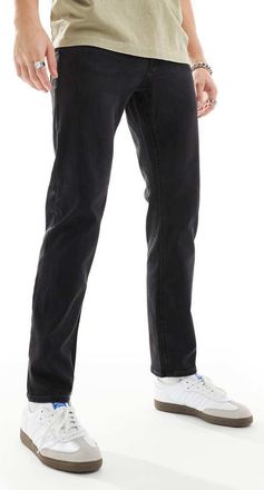 Jack & Jones mike tapered jeans in black wash