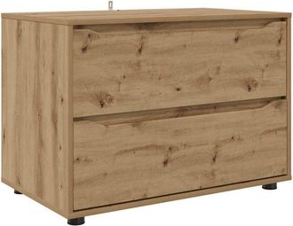 vidaXL Armario De Almacenamiento Roble Artesanal 80 X 48 X 57 Cm Vidaxl