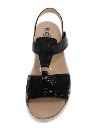Reflexan Sandale REFLEXAN, Damen, Gr. 37, schwarz, Glattleder, Nubukleder, Schuhe Sandale