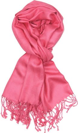 World of Shawls Super Soft Pashmina Shawl Scarf Wrap (Dark Dusky Pink)
