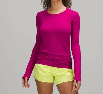 lululemon Swiftly Tech Long Sleeve Top In Ripened Raspberry