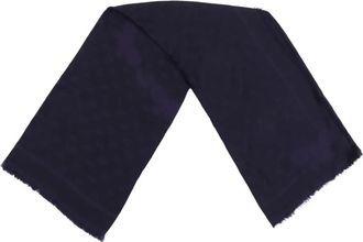 Max Mara DIRE butterfly-motif scarf - Blue