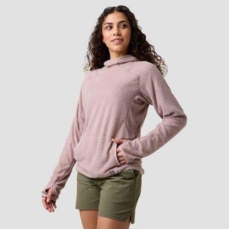 Backcountry Highliner PrimaLoft Air-Perm Fleece Hoodie - Womens in Bark at Nordstrom, Size X-Large