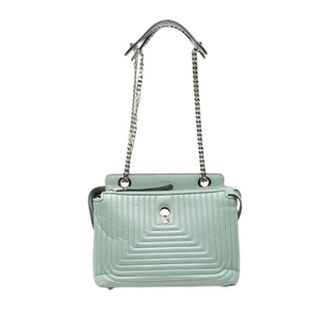 Fendi Pre-owned Shoulder Bags, female, Green, Size: ONE SIZE Pre-owned DotCom Click Shoulder Bag