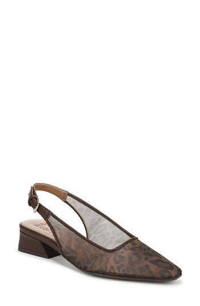 Naturalizer Ginger Slingback Mesh Pump in Leopard Print Mesh at Nordstrom Rack, Size 6