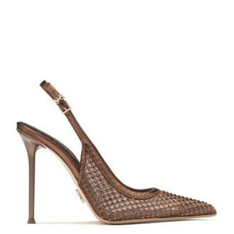 Sergio Levantesi Pumps, female, Brown, Size: 8 US Lucia6 Slingback