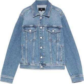 Seven 7 Adi trucker jacket - Blauw