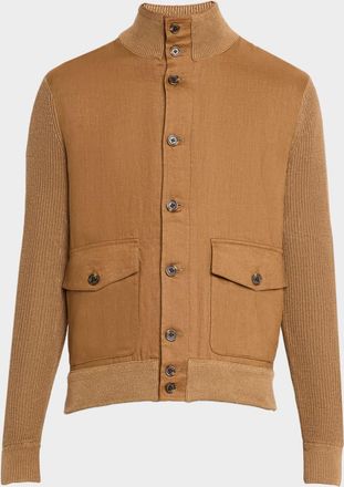 Polo Ralph Lauren Mens Hybrid Linen Cardigan