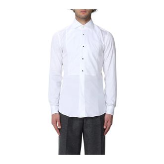 HUGO BOSS Heren, Overhemden, Wit, Maat: XS Katoen