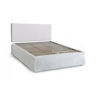 Talamo Italia Dmora - Cama Matrimonial Dbenass, Juego De Cabecero En Ecopiel Con Base Ortop&eacute;dica Y Cenefa, 100% Made In Italy, Adecuado Para Colch&oacute;n De 160x190 Cm, 