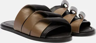 J.W.Anderson Coil leather slides