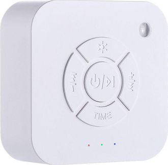 OEM Chupete Peque&ntilde;o Blanco Para Dormir, Con 9 Sonidos Relajantes, Luz Indicadora De Respiraci&oacute;n, Temporizador Y Carga Usb. Ideal Para Beb&eacute;s, Familias, Ofi