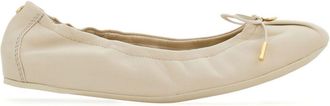 Ferragamo leather ballerina shoes - women - Leather - 5.5C - Neutrals