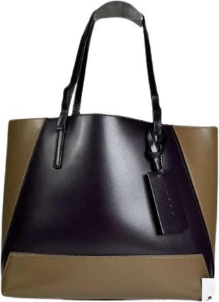 Marni Pre-owned Tote Bag - Dames - Vintage Shopper - Paars - ONE Size - Leer - Vintage