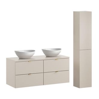 Petits Meubles Set de muebles con lavabo y columna estratificado 120.6cm