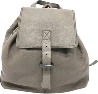 Bottega Veneta Pre-owned Backpacks, male, Brown, Size: ONE SIZE Pre-owned Intrecciato Backpack