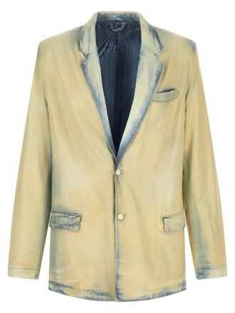Diesel Beige Lyocell Mens Blazer