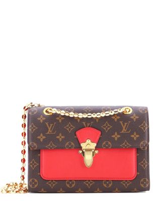 Louis Vuitton Victoire Handbag Monogram Canvas and Leather shoulder bag - Bruin