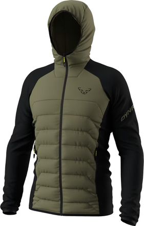 Dynafit Padded Quilted Hybrid Jacket with Hood and Zippered Pockets