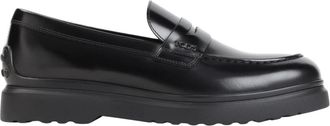 Tod's Loafer - Heren - Loafers - Zwart - 43 EU - Leer - Schoenen