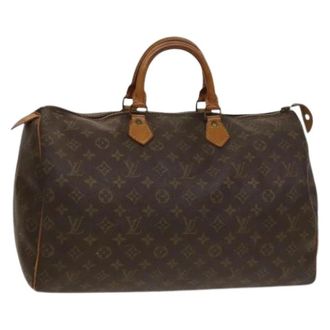 Louis Vuitton Pre-owned Handbags, female, Brown, Size: ONE SIZE Pre-owned Canvas Handbag